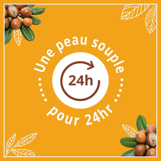 | Lait Soin Hydratant Nutrition Peaux Très Sèches (Flacon-Pompe De 250 Ml) – Lait Corps Au Beurre De Karité, Amande Douce Et Huile D'Argan – 24 H De Confort Cutané