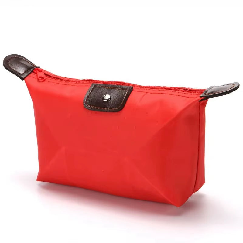 Portable Cosmetic Bag for Women Colorful Waterproof New Travel Dumpling Storage Bags Mini Cute Toiletry Makeup Tote Bags Purses
