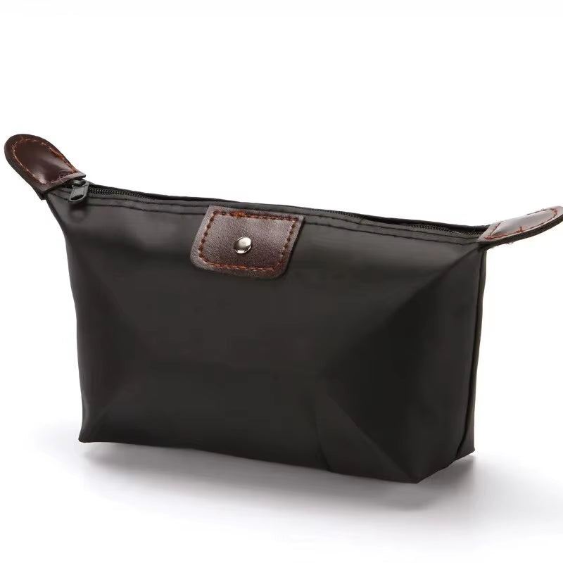 Portable Cosmetic Bag for Women Colorful Waterproof New Travel Dumpling Storage Bags Mini Cute Toiletry Makeup Tote Bags Purses