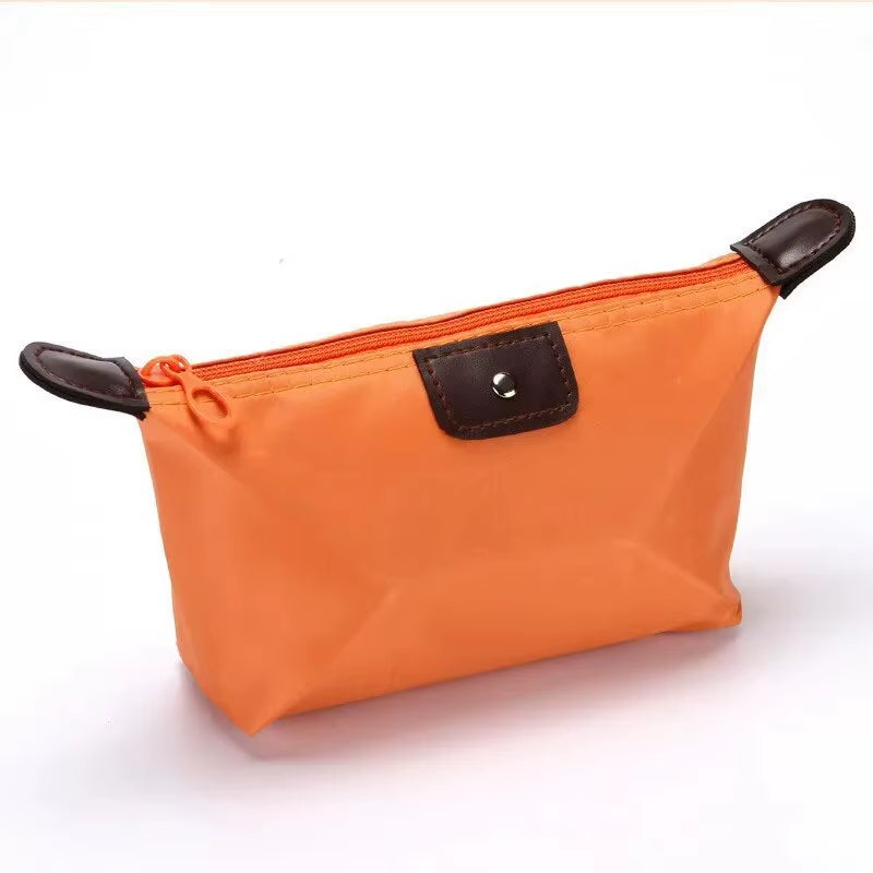 Portable Cosmetic Bag for Women Colorful Waterproof New Travel Dumpling Storage Bags Mini Cute Toiletry Makeup Tote Bags Purses