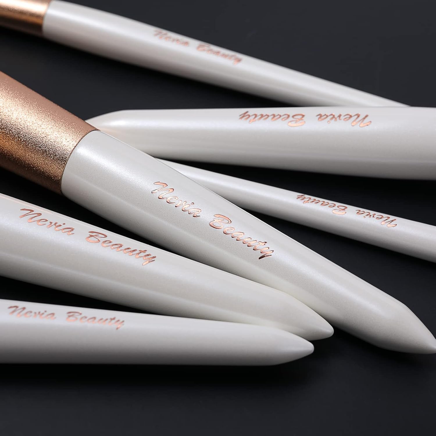 Makeup Brushes Set,  12Pcs Premium Eye Shadow, Eyebrows, Eyeliner, Concealer, Lip Liner，Foundation Makeup Brush White Travel Makeup Set,Cruelty-Free Synthetic Fiber Bristles