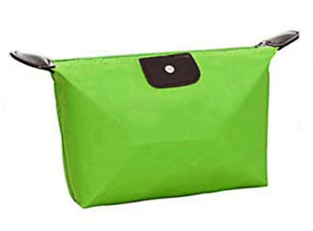 Portable Cosmetic Bag for Women Colorful Waterproof New Travel Dumpling Storage Bags Mini Cute Toiletry Makeup Tote Bags Purses