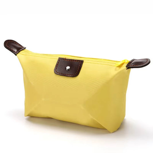 Portable Cosmetic Bag for Women Colorful Waterproof New Travel Dumpling Storage Bags Mini Cute Toiletry Makeup Tote Bags Purses