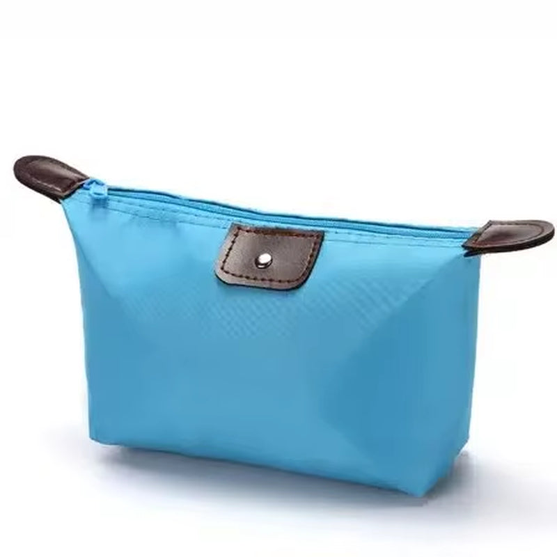Portable Cosmetic Bag for Women Colorful Waterproof New Travel Dumpling Storage Bags Mini Cute Toiletry Makeup Tote Bags Purses